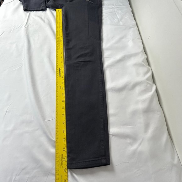 Club Monaco Jeans Women Size 2 Grey Stretch Low‎ Rise Skinny Faux Zipper Pockets - Picture 7 of 11